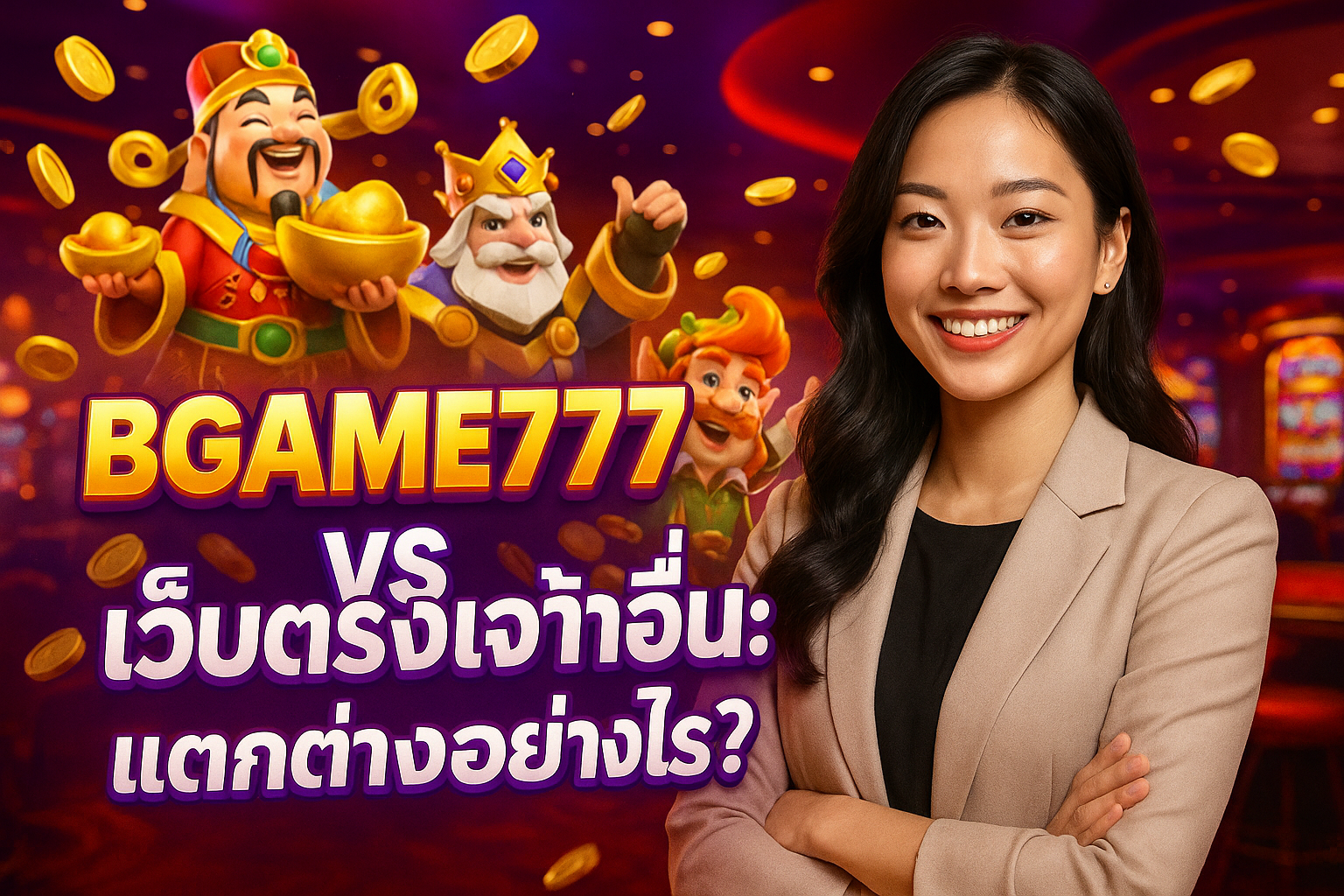 BGAME777 vs เว็บตรงเจ้าอื่น แตกต่างอย่างไร?